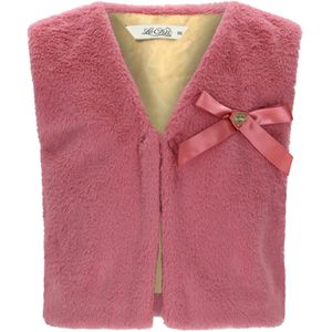 Le Chic - ELOISA furry gilet - Sweet Cerise - Maat 98-104