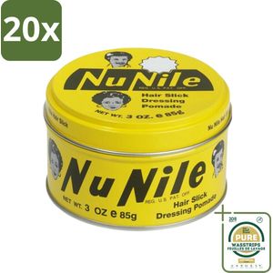 20 x Murray's - Nu Nile - Pomade - Strakke Slick Look - Medium Hold - 85 ml - Grootverpakking - Hair Slick - Slick Look - Pomade - Hair Styling - Hair Control