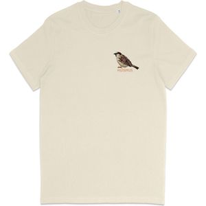 T Shirt Huismus - Vogelaar - Beige - XS