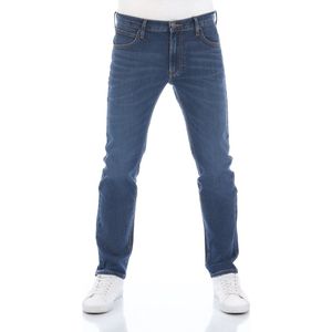 Lee Heren Jeans Broeken Daren Zip Fly regular/straight Fit Blauw Volwassenen Denim Jeansbroek