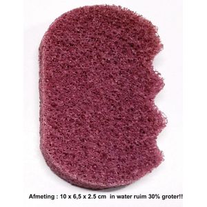 Aroma - Ergonomische Badspons - Viooltjes - Voordeelverpakking - 2 Stuks!!