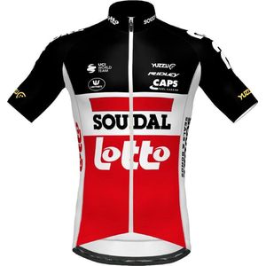 Fietsshirt Soudal-Lotto Kids Spl Aero Trui Km Lr X21 - Maat: 8J