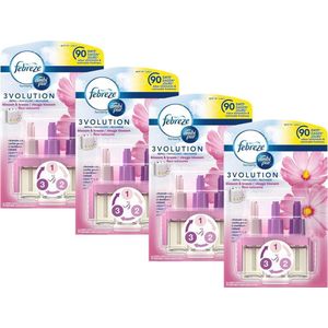Febreze Luchtverfrisser navulling 3Volution Vleugje bloesem 4 x 20 ml