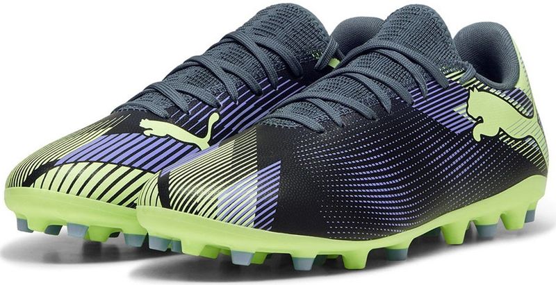 Puma - Future 7 Play MG - Voetbalschoenen - Blauw - Zwart