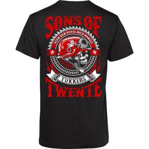 T-shirt Sons Of Twente | Kerstcadeau | Cadeau voor man | Vaderdag | Zwart | maat XXL
