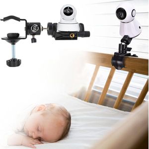 Equivera babyfoonhouder - Universele Babycamera Bevestiging - Babyfoonhouder - 360 Graad Rotatie Stabilizer - Compatibel met Meeste Babyfoons