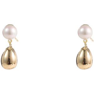 Go Dutch Label Oorknoppen Pearl Drop Goud
