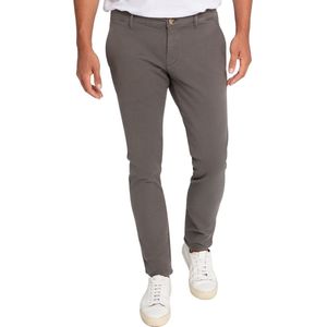 Cross Jeans Heren Chino Broek SLIM TAPERED CHINO tapered Antraciet 29W / 30L Volwassenen