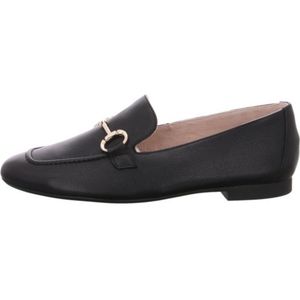 Paul Green - 2596 - Instappers - Zwart - Glad Leer - Rubber Zool