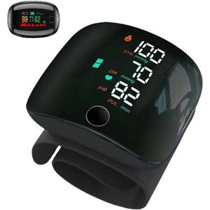 Gsedaox-Bloeddrukmeter Bovenarm-Onregelmatige Hartslag-Blood Pressure Monitor met Hartslagmeter-Zwart