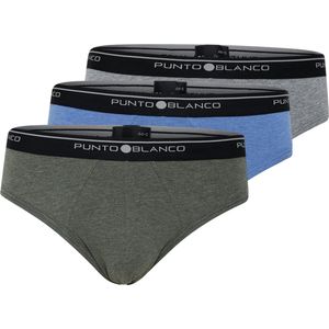 Punto Blanco Slips Groen Blauw Grijs Basix 3-pack 53489-10 784  XL