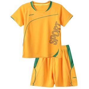 Sportpak voetbal voor kinderen - T-shirt en shorts set - Sneldrogend en ademend