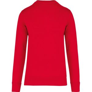 Sweatshirt Kind 4/6 Y (4/6 ans) Kariban Ronde hals Lange mouw Red 85% Katoen, 15% Polyester