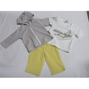 dirkje , kledingset , 3 delig , jongen, holiday / streep ,  56 - 1 maand