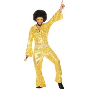 ATOSA - Goudkleurig discopak voor mannen - XL - Volwassenen kostuums