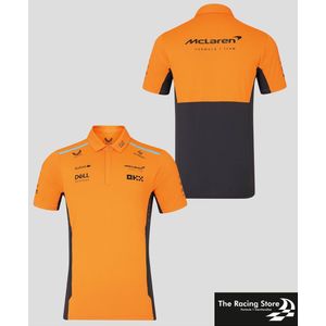 Mclaren Teamline Polo Oranje 2024 XXXXL - Lando Norris - Oscar Piastri