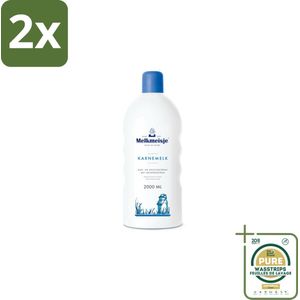 Melkmeisje Bad en Douche Crème Karnemelk 2000 ml - Voordeelverpakking - 2 stuks - Karnemelk - Verzorging