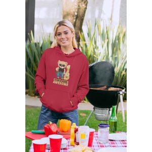 18 Jaar Verjaardag cadeau Hoodie - Rood Hoodie Vrouwen - Maat M - Verjaardag Cadeau Vrouwen - Limited Edition