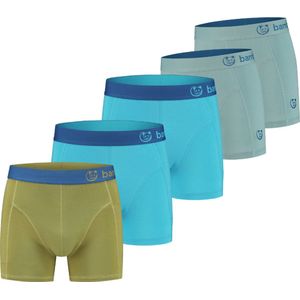 5-Pack - B.Bocelli - Bamboe Boxershort - Heren - 3 kleuren - Maat XL