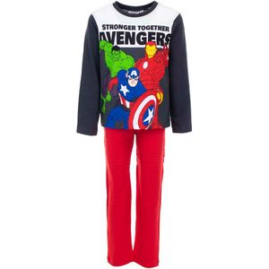 Pyjama Marvel Avengers - grijs - rood - 104 cm - 4 jaar