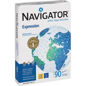 6x Navigator Expression presentatiepapier A4, 90gr, pak a 500 vel