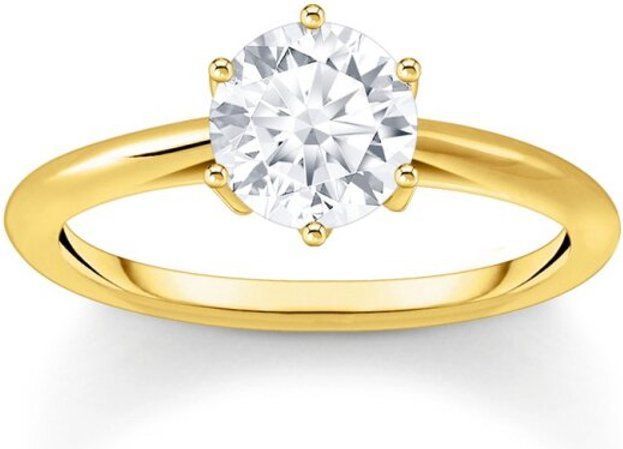 Thomas Sabo - TR2474-414-14 - Ring - Sparkling Gold - Gerecycled Zilver - Zirkoon