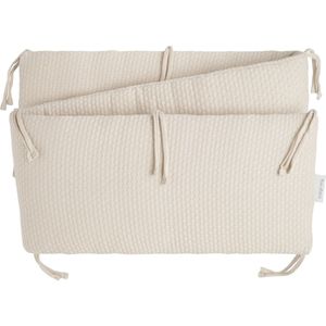 Baby's Only Gebreide bedbumper - Bedomrander - Bedomranding baby - Boxbumper - Parkomrander Sky - Warm Linen - 180x30 cm