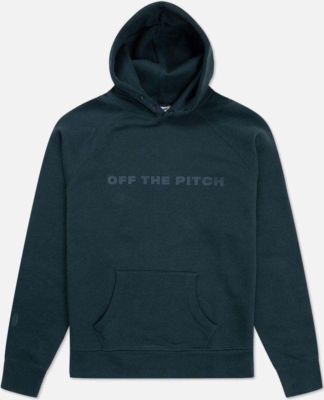 Off The Pitch Comfort Hoodie Heren Donkergroen - Maat: S