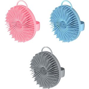 Siliconen badborstel - multifunctionele reinigingsborstel - massage 1 stuk - veelzijdig