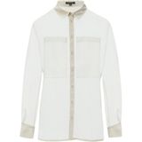 comma - Blouse - Organza - All-over Print