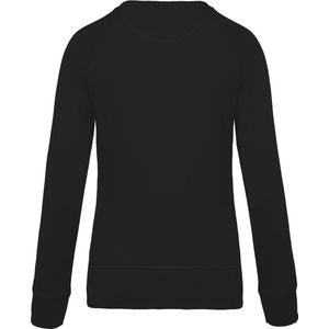 Sweatshirt Dames L Kariban Ronde hals Lange mouw Black 80% Katoen, 20% Polyester