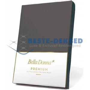 Bella Donna Premium Jersey Hoeslaken - Licht Antraciet (0215)