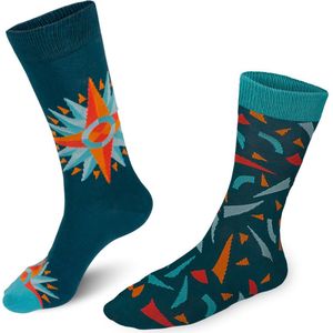 Alzheimer Socks - Kompas groen (maat 35-38)