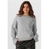 Object - Objsaggia LS Lo Pullover - Hoodie - Lichtgrijs