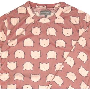 Cocodream - zachte dames pyjama velours 691714 - warme winter pyjamaset - roze - maat S