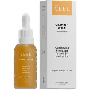 THE CEEL Anti-vlekken vitamine C serum - Effectief tegen pigmentvlekken - Voor een heldere uitstraling - pigmentvlekken verwijderen - 20% vitamine C 30 ml