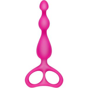 Pleasures - Anaal balls dildo paars 17,5 x 3cm