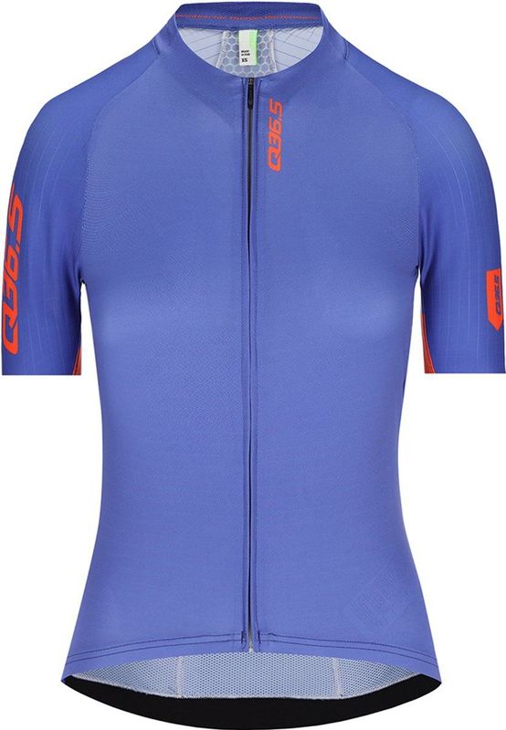 Q365 Womens Gregarius Pro Signature Jersey Fietsshirt (Dames |blauw)