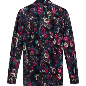 Blouse Multicolor Paisley flower oversized blouses multicolor