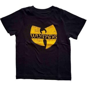 WuTang Clan - Logo Kinder T-shirt - Kids tm 3 jaar - Zwart