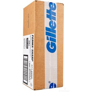 Gillette Perma-Sharp Single Edge Blades Losse Scheermesjes - 50x100 Stuks