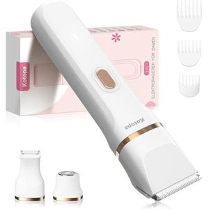 Intiem scheerapparaat voor vrouwen - 3-in-1 elektrisch scheerapparaat voor bikinizone, gezicht en lichaam
