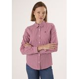 Felix Hardy Blouse  bordeaux / wit