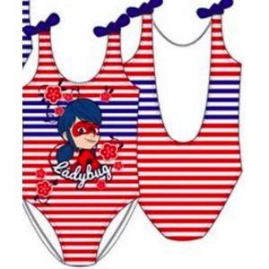 Miraculous Ladybug badpak - rood - maat 104 / 4 jaar