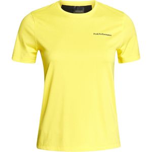 Peak Performance - Alum Light Short Sleeve Women - Gele T-shirt Dames-XS