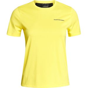 Peak Performance - Alum Light Short Sleeve Women - Gele T-shirt Dames-XS