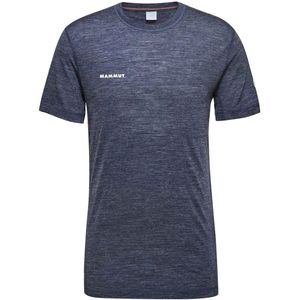 Mammut - Tree Wool FL T-shirt - Korte Mouwen - Zwart - Wolmix