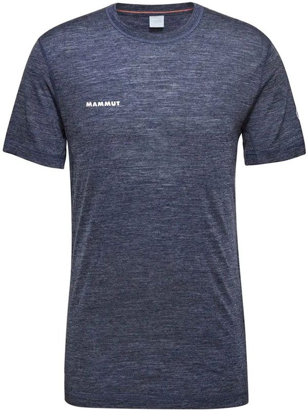 Mammut - Tree Wool FL T-shirt - Korte Mouwen - Zwart - Wolmix