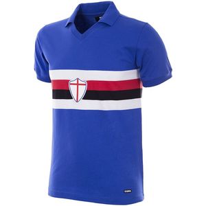COPA - U. C. Sampdoria 1981 - 82 Retro Voetbal Shirt - S - Blauw