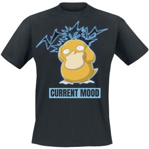 Pokémon - Psyduck - T-shirt - Zwart - Heren